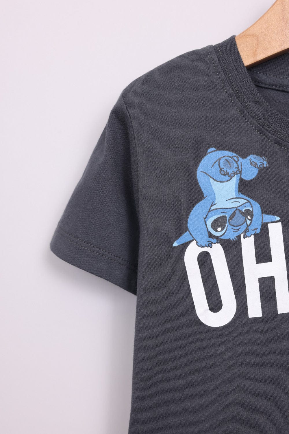 FOX תינוקות בנים חולצה חולצה ממותגת סטיץ' דיסני חולצה ממותגת סטיץ' דיסני