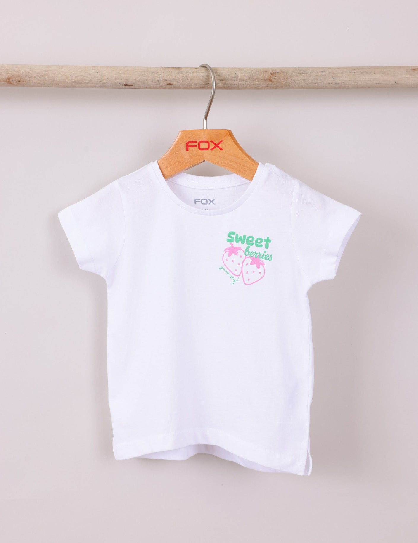 FOX תינוקות בנות חולצה חולצה עם הדפס חולצה עם הדפס