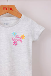 FOX תינוקות בנות חולצה חולצה עם הדפס חולצה עם הדפס
