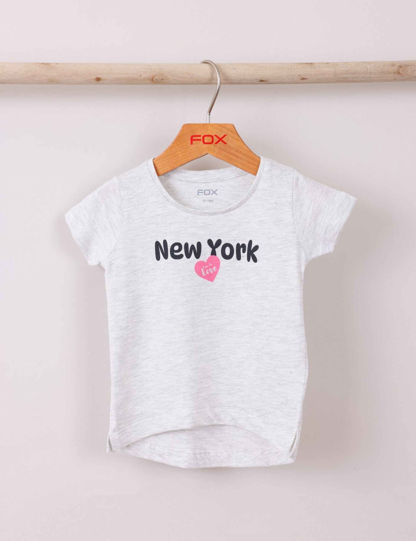 FOX תינוקות בנות חולצה חולצה עם הדפס חולצה עם הדפס