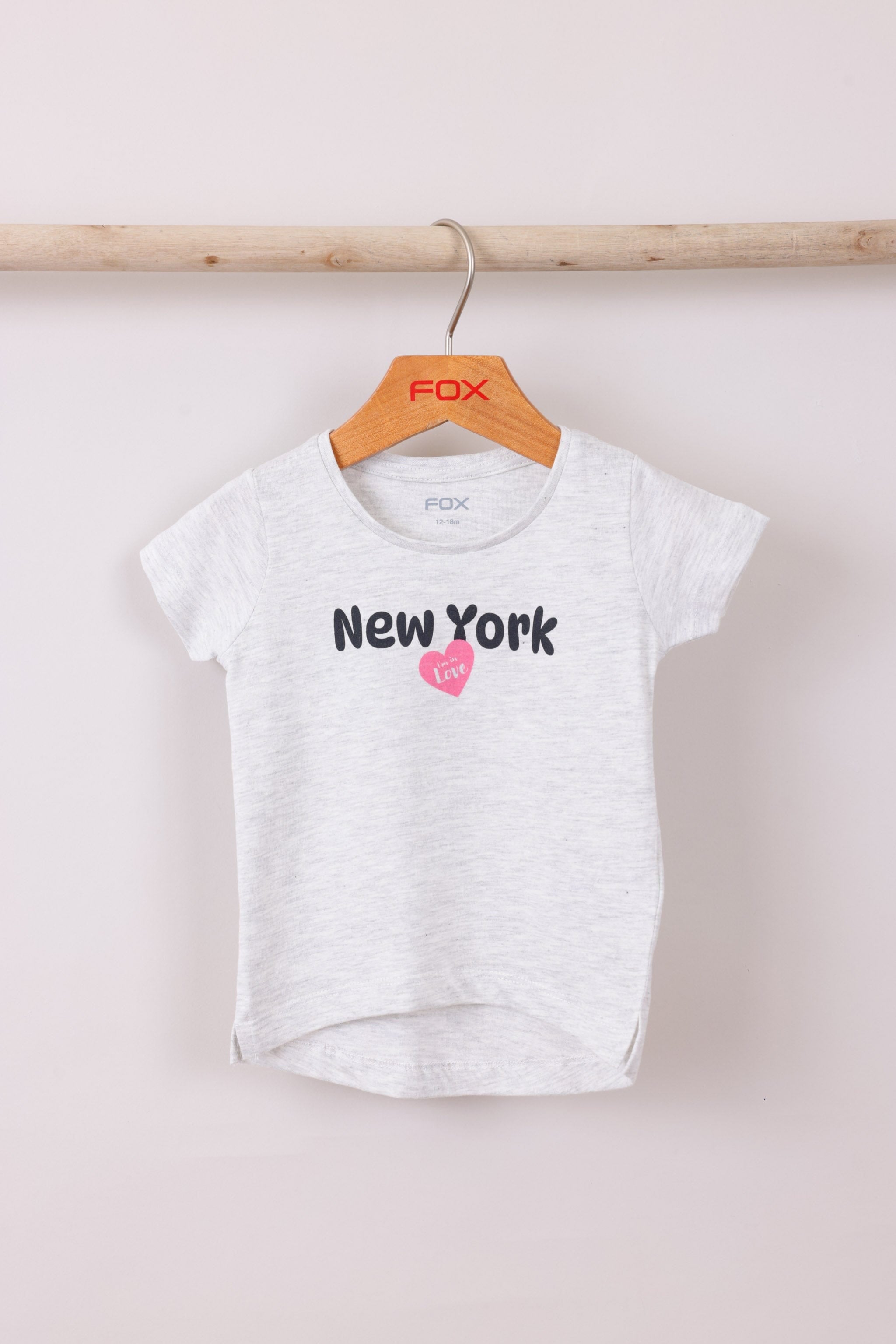 FOX תינוקות בנות חולצה חולצה עם הדפס חולצה עם הדפס