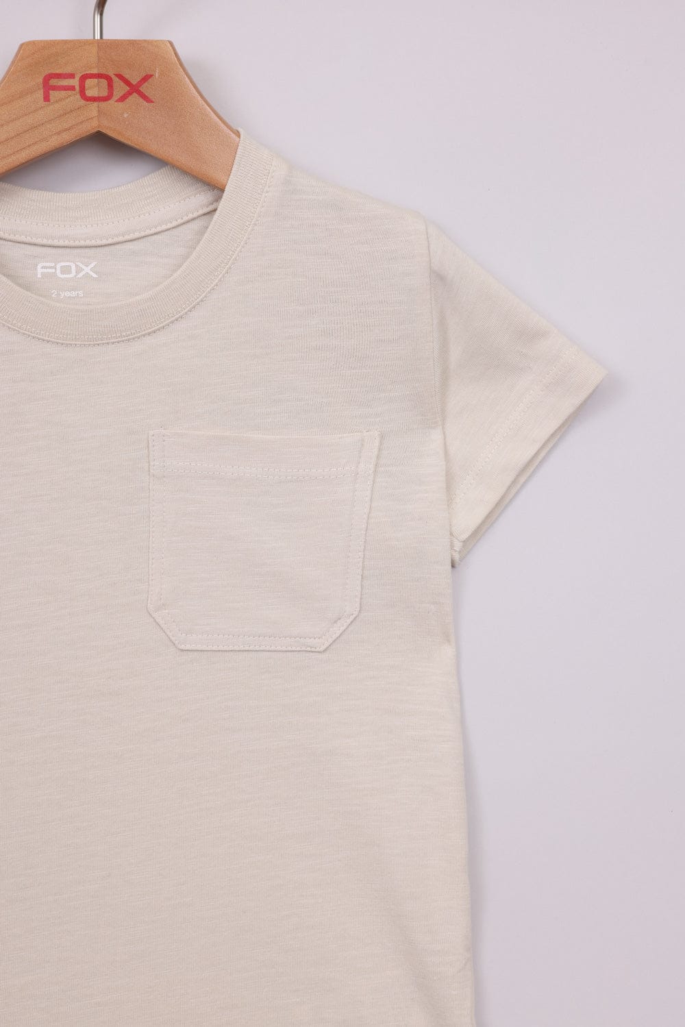 FOX תינוקות בנים חולצה קצרה 2 חולצות בייסיק עם כיס 2 חולצות בייסיק עם כיס