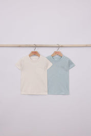 FOX תינוקות בנים חולצה קצרה 2 חולצות בייסיק עם כיס 2 חולצות בייסיק עם כיס