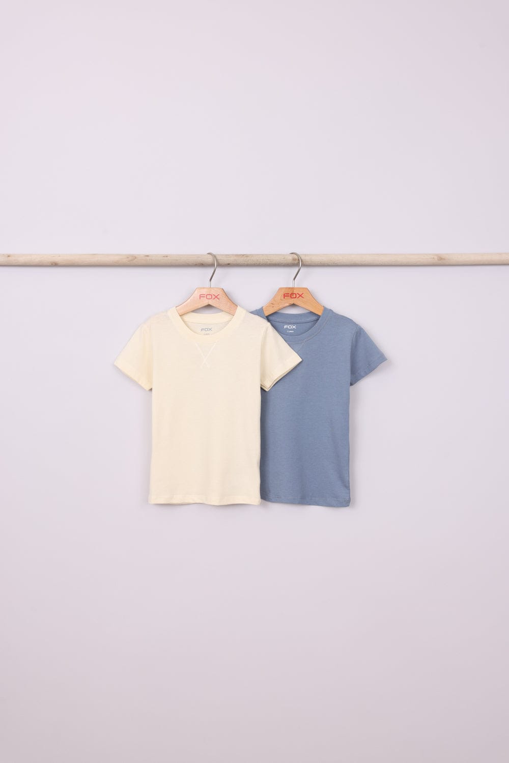 FOX תינוקות בנים חולצה קצרה 2 חולצות בייסיק קצרות 2 חולצות בייסיק קצרות