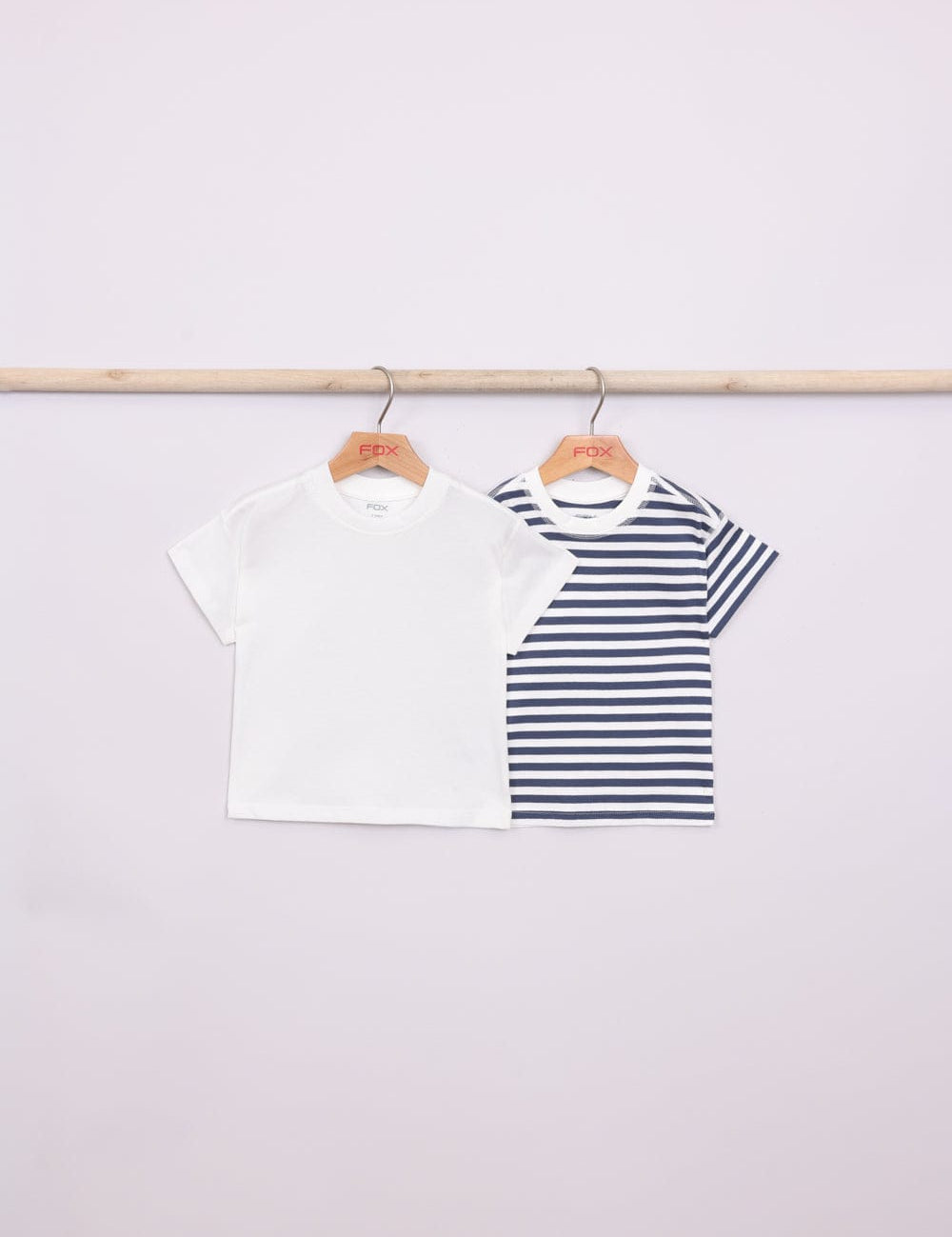 FOX תינוקות בנים חולצה קצרה 2 חולצות קצרות בייסיק 2 חולצות קצרות בייסיק