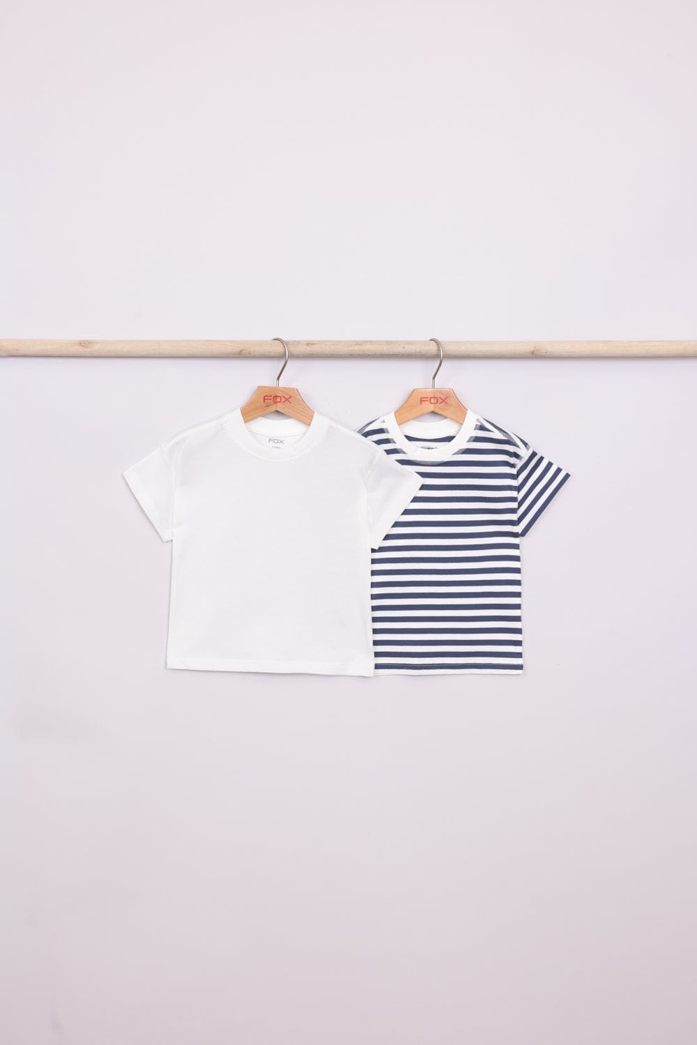 FOX תינוקות בנים חולצה קצרה 2 חולצות קצרות בייסיק 2 חולצות קצרות בייסיק