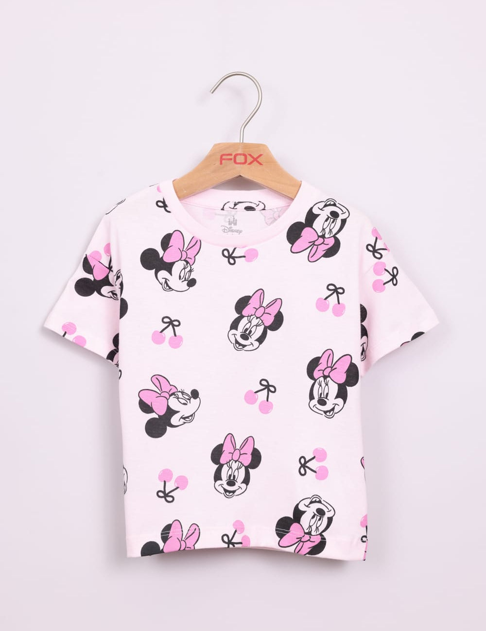 FOX תינוקות בנות חולצה חולצה ממותגת מיני מאוס דיסני חולצה ממותגת מיני מאוס דיסני