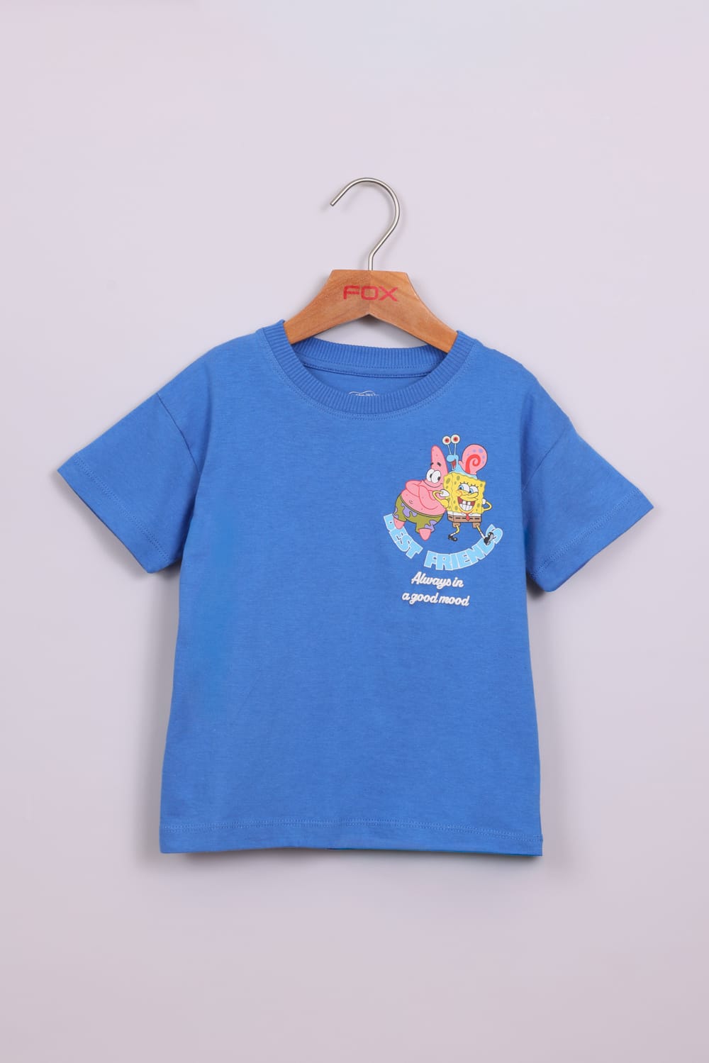 FOX תינוקות בנים חולצה חולצה ממותגת בוב ספוג חולצה ממותגת בוב ספוג