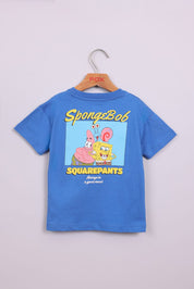 FOX תינוקות בנים חולצה חולצה ממותגת בוב ספוג חולצה ממותגת בוב ספוג