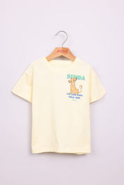 FOX תינוקות בנים חולצה חולצה ממותגת מלך האריות דיסני חולצה ממותגת מלך האריות דיסני