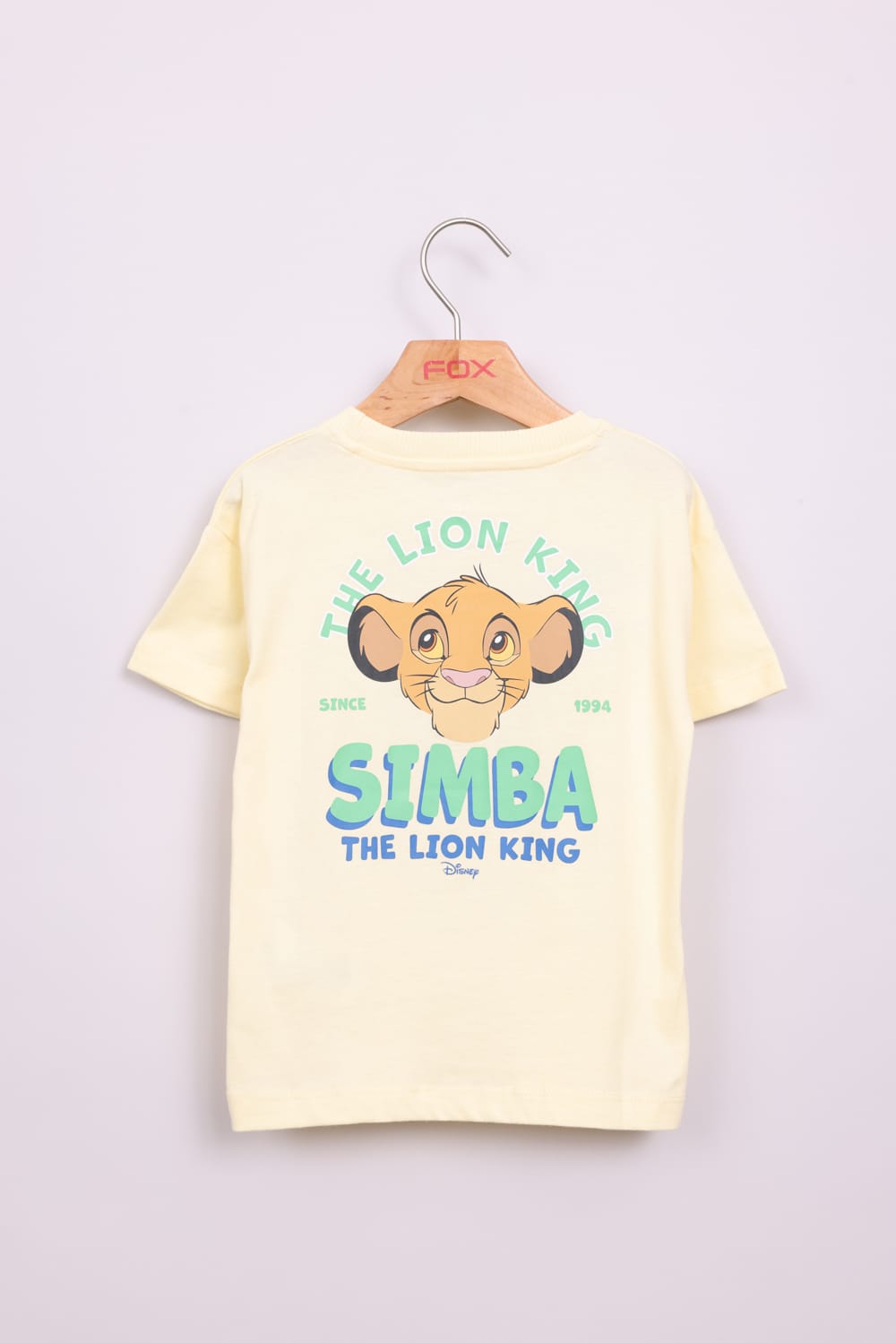 FOX תינוקות בנים חולצה חולצה ממותגת מלך האריות דיסני חולצה ממותגת מלך האריות דיסני
