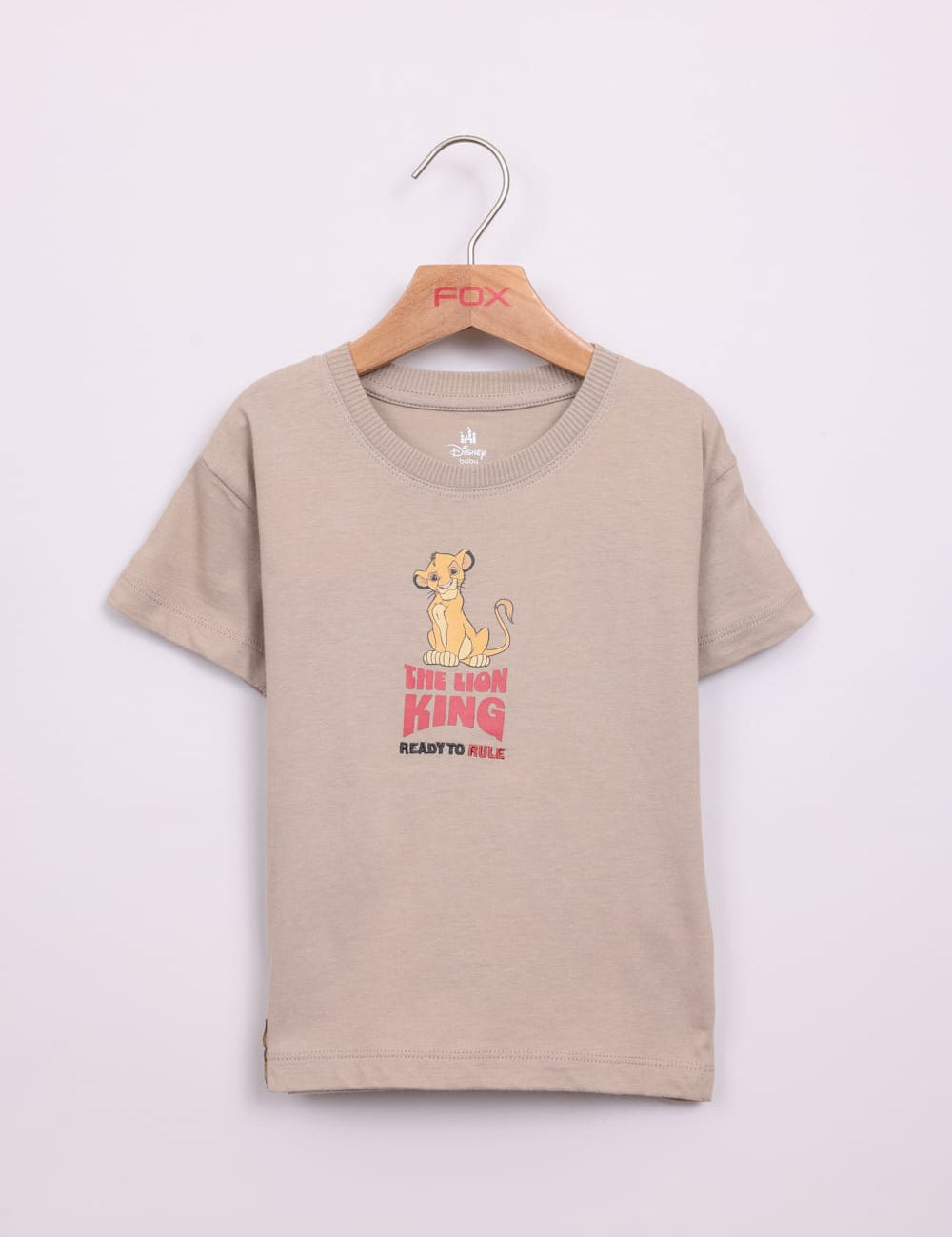 FOX תינוקות בנים חולצה חולצה ממותגת מלך האריות דיסני חולצה ממותגת מלך האריות דיסני