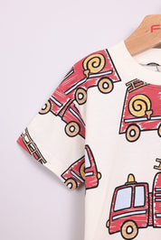 FOX תינוקות בנים חולצה חולצה עם הדפסים חולצה עם הדפסים