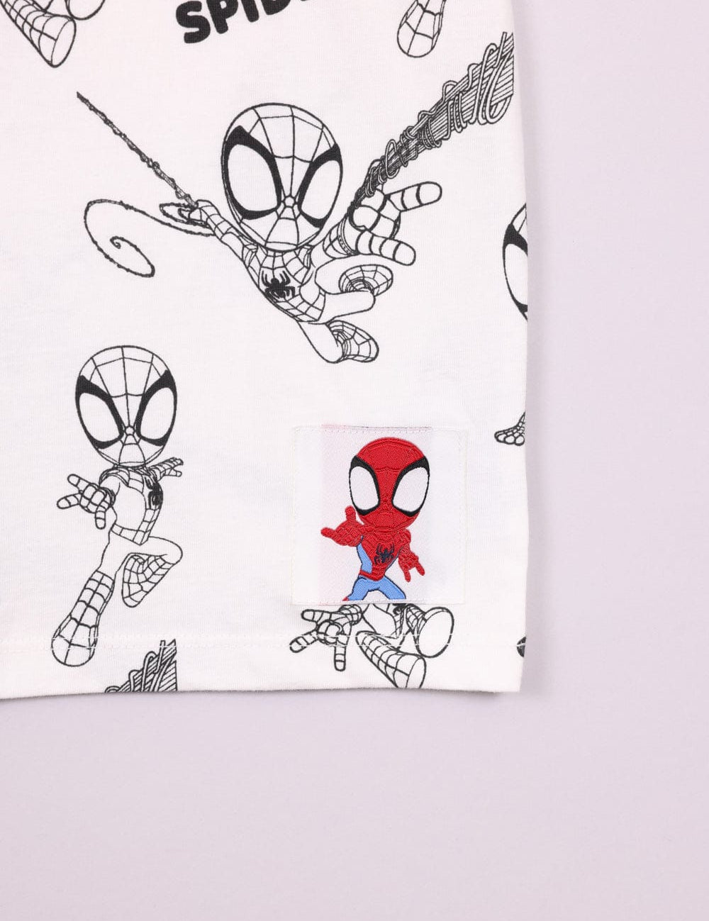 FOX תינוקות בנים חולצה חולצה ממותגת ספיידרמן חולצה ממותגת ספיידרמן