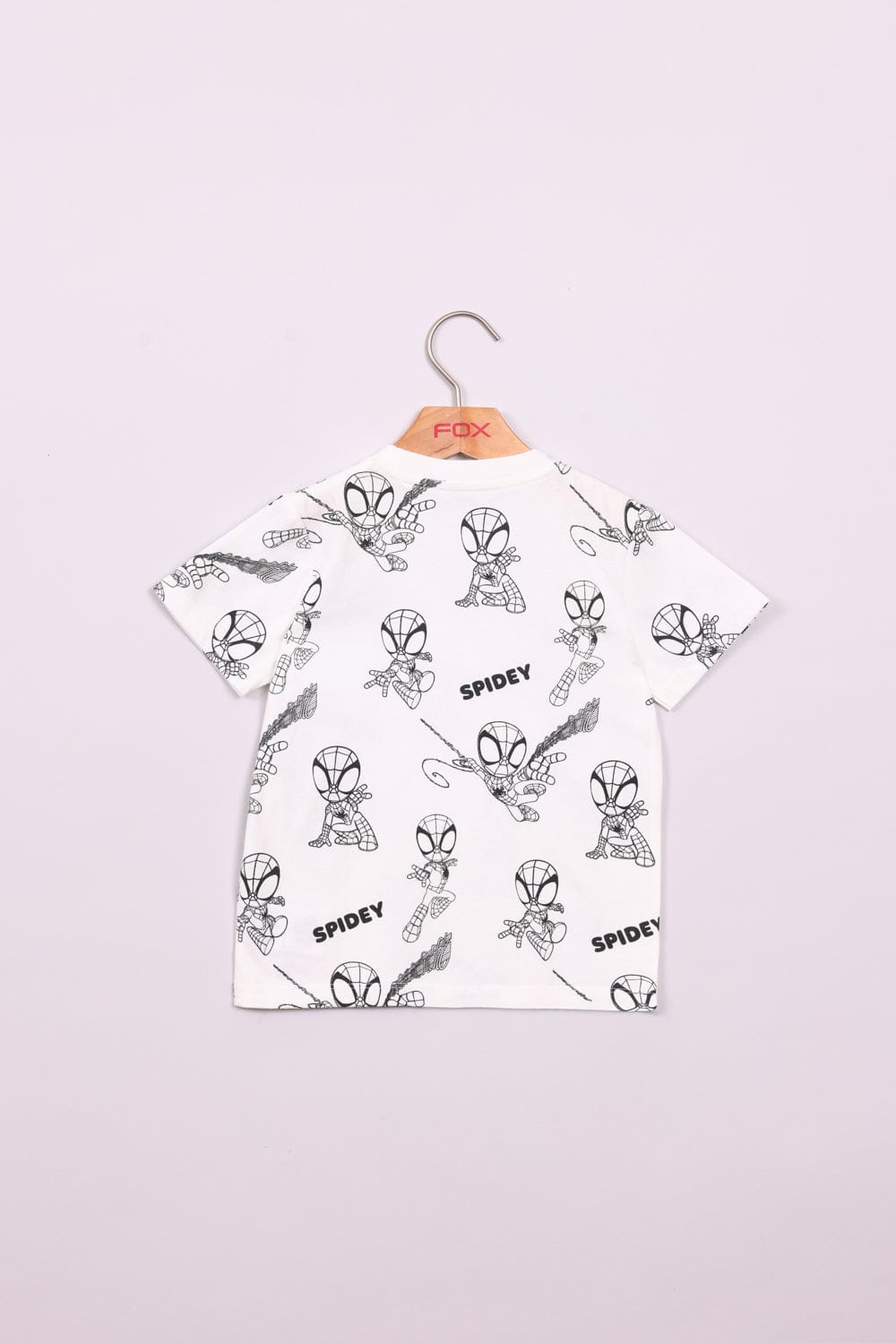 FOX תינוקות בנים חולצה חולצה ממותגת ספיידרמן חולצה ממותגת ספיידרמן