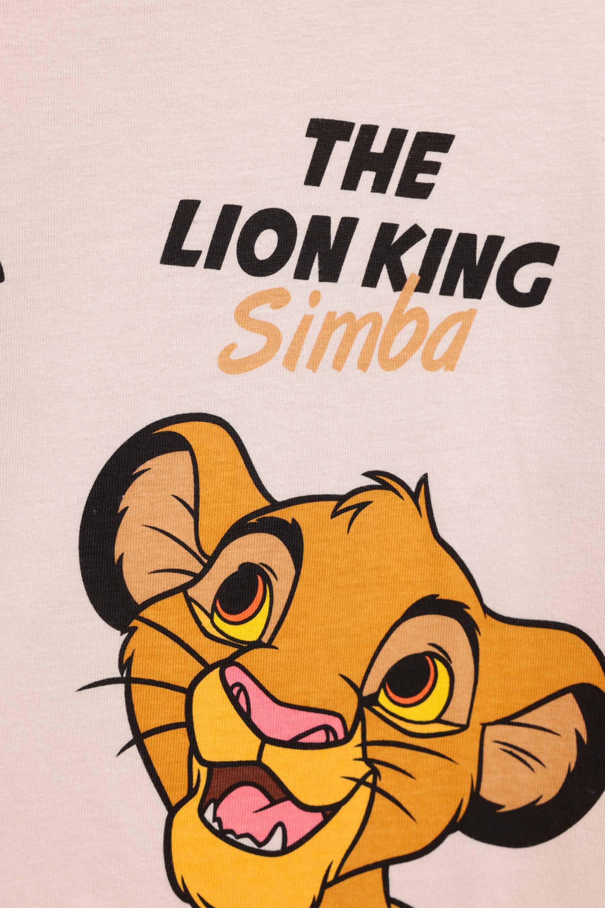 FOX תינוקות בנים חולצה חולצה ממותגת מלך האריות דיסני חולצה ממותגת מלך האריות דיסני