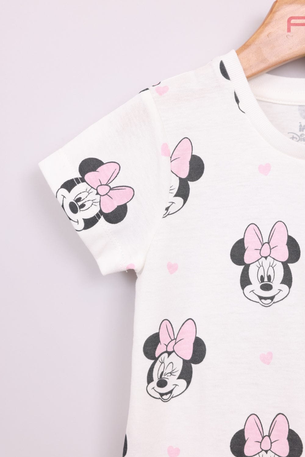 FOX תינוקות בנות חולצה חולצה ממותגת מיני מאוס דיסני חולצה ממותגת מיני מאוס דיסני