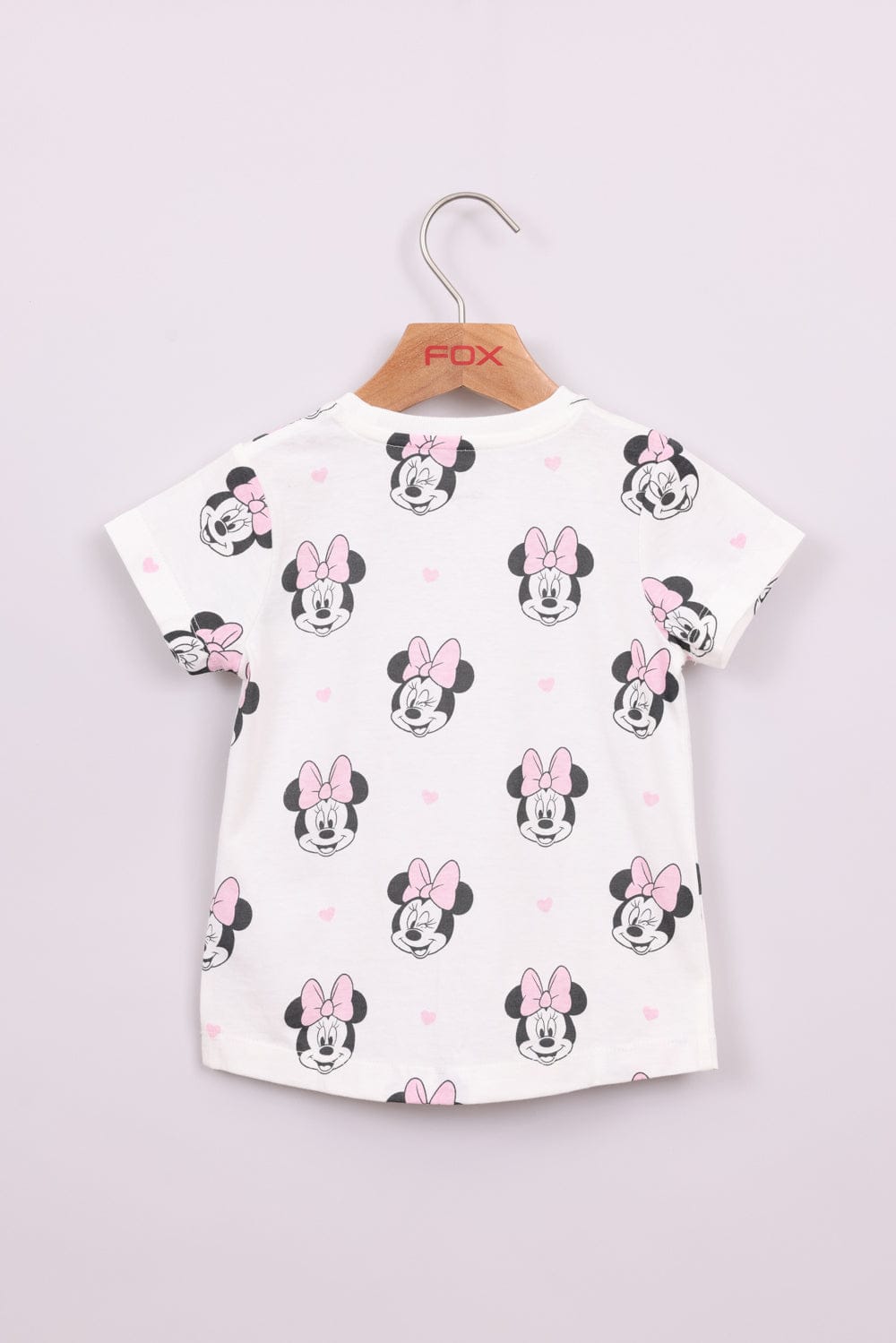 FOX תינוקות בנות חולצה חולצה ממותגת מיני מאוס דיסני חולצה ממותגת מיני מאוס דיסני