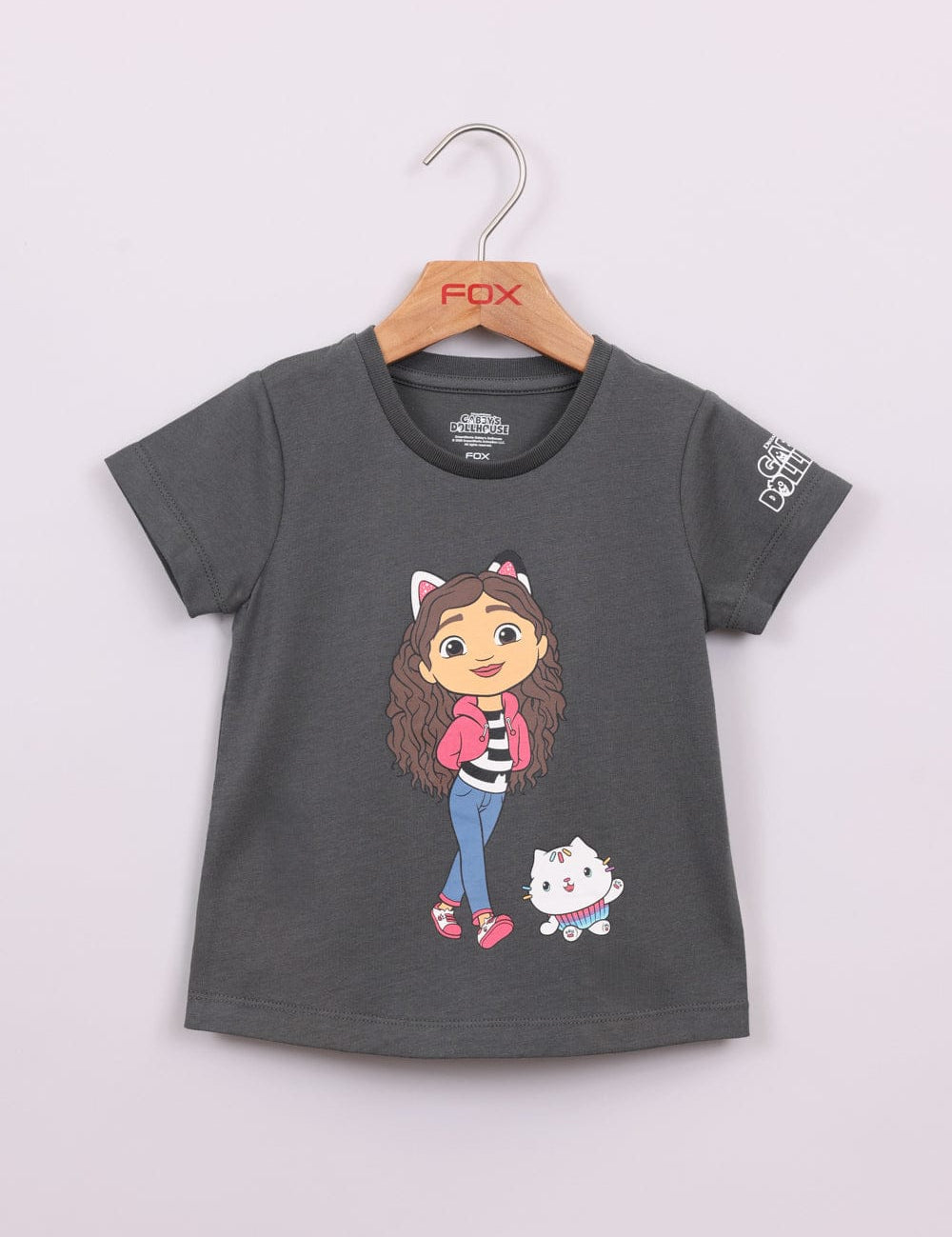 FOX תינוקות בנות חולצה חולצה ממותגת בית הבובות של גבי חולצה ממותגת בית הבובות של גבי