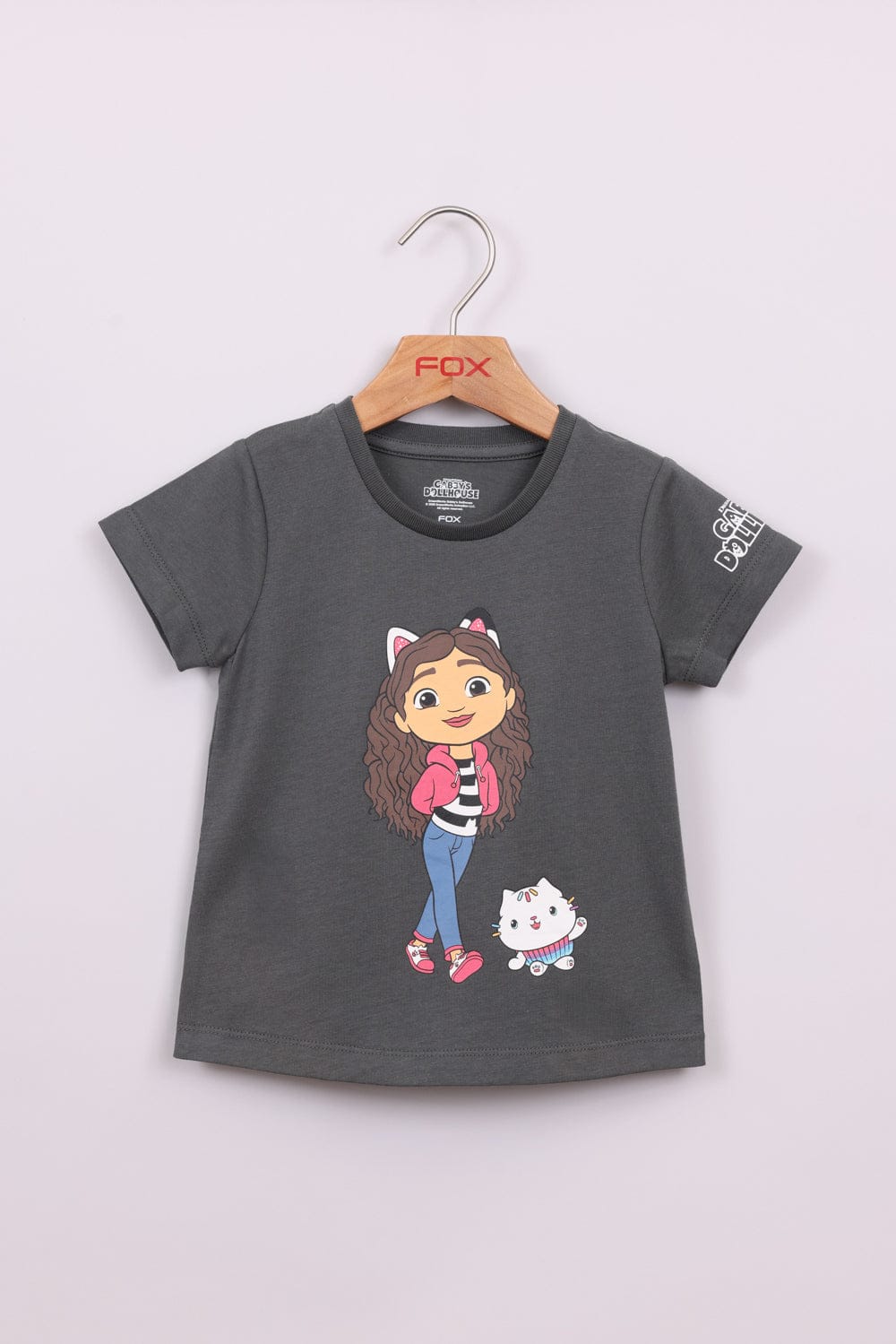 FOX תינוקות בנות חולצה חולצה ממותגת בית הבובות של גבי חולצה ממותגת בית הבובות של גבי