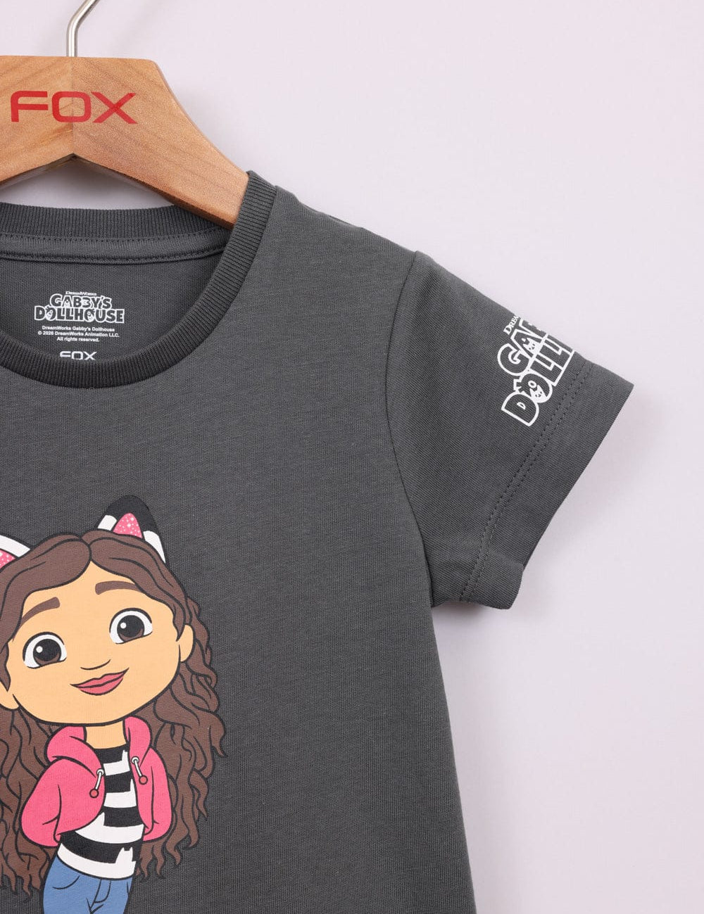 FOX תינוקות בנות חולצה חולצה ממותגת בית הבובות של גבי חולצה ממותגת בית הבובות של גבי