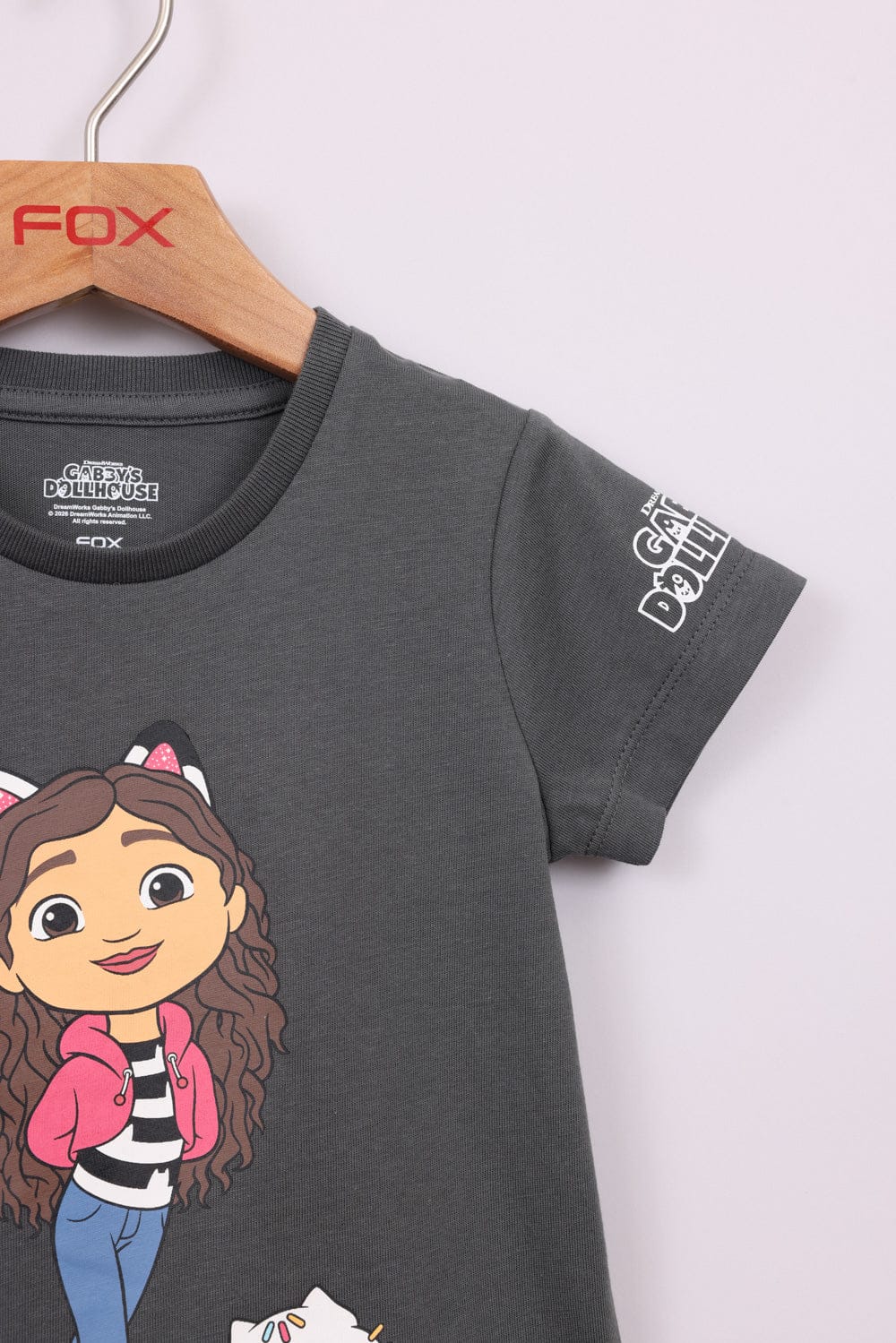 FOX תינוקות בנות חולצה חולצה ממותגת בית הבובות של גבי חולצה ממותגת בית הבובות של גבי