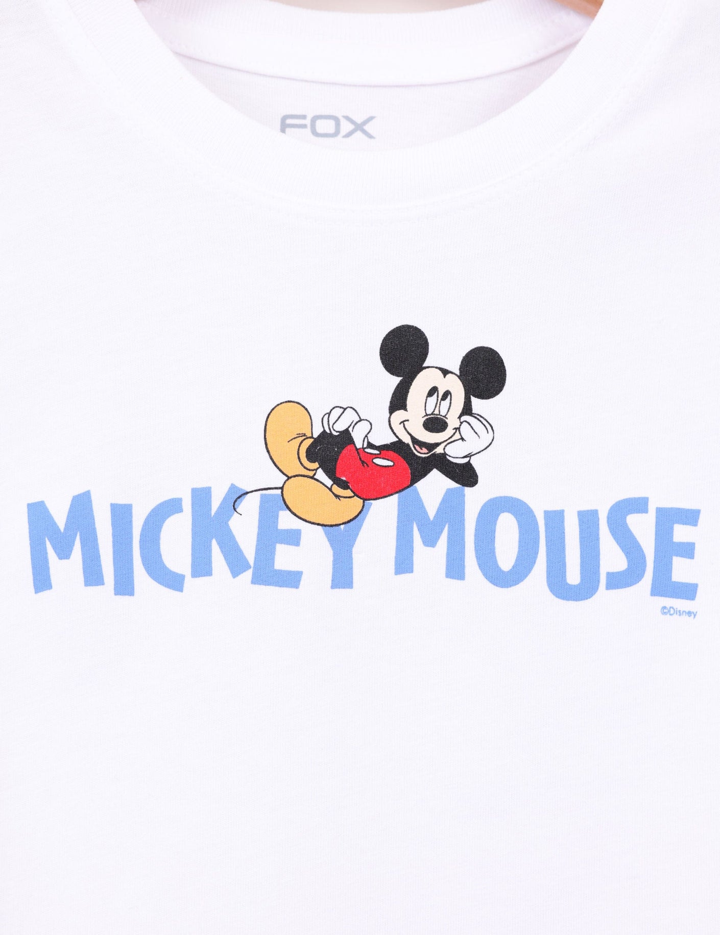 FOX תינוקות בנים חולצה חולצה ממותגת דיסני חולצה ממותגת דיסני