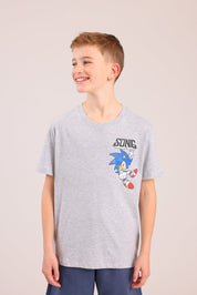 FOX בנים חולצה קצרה חולצה ממותגת סוניק חולצה ממותגת סוניק