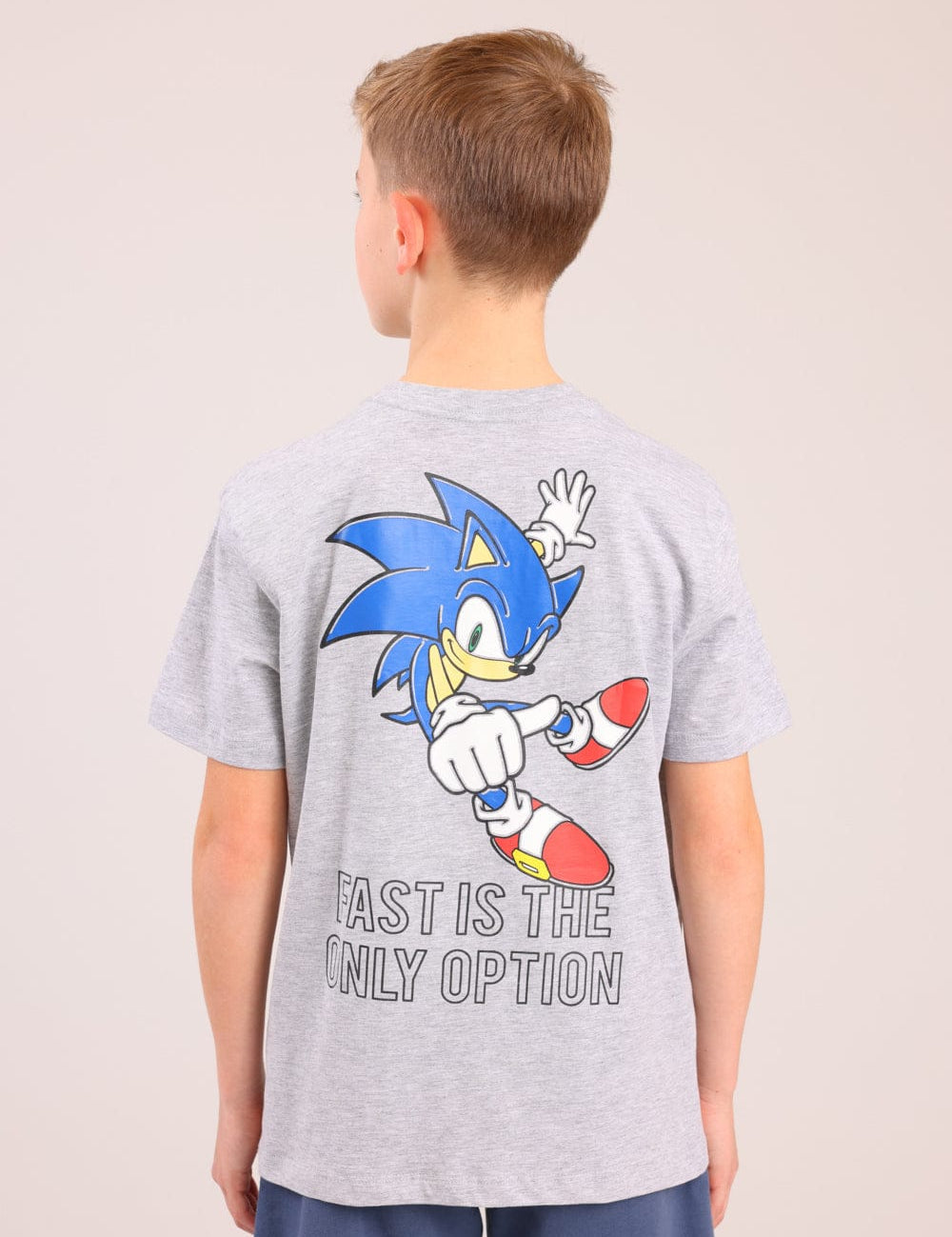 FOX בנים חולצה קצרה חולצה ממותגת סוניק חולצה ממותגת סוניק