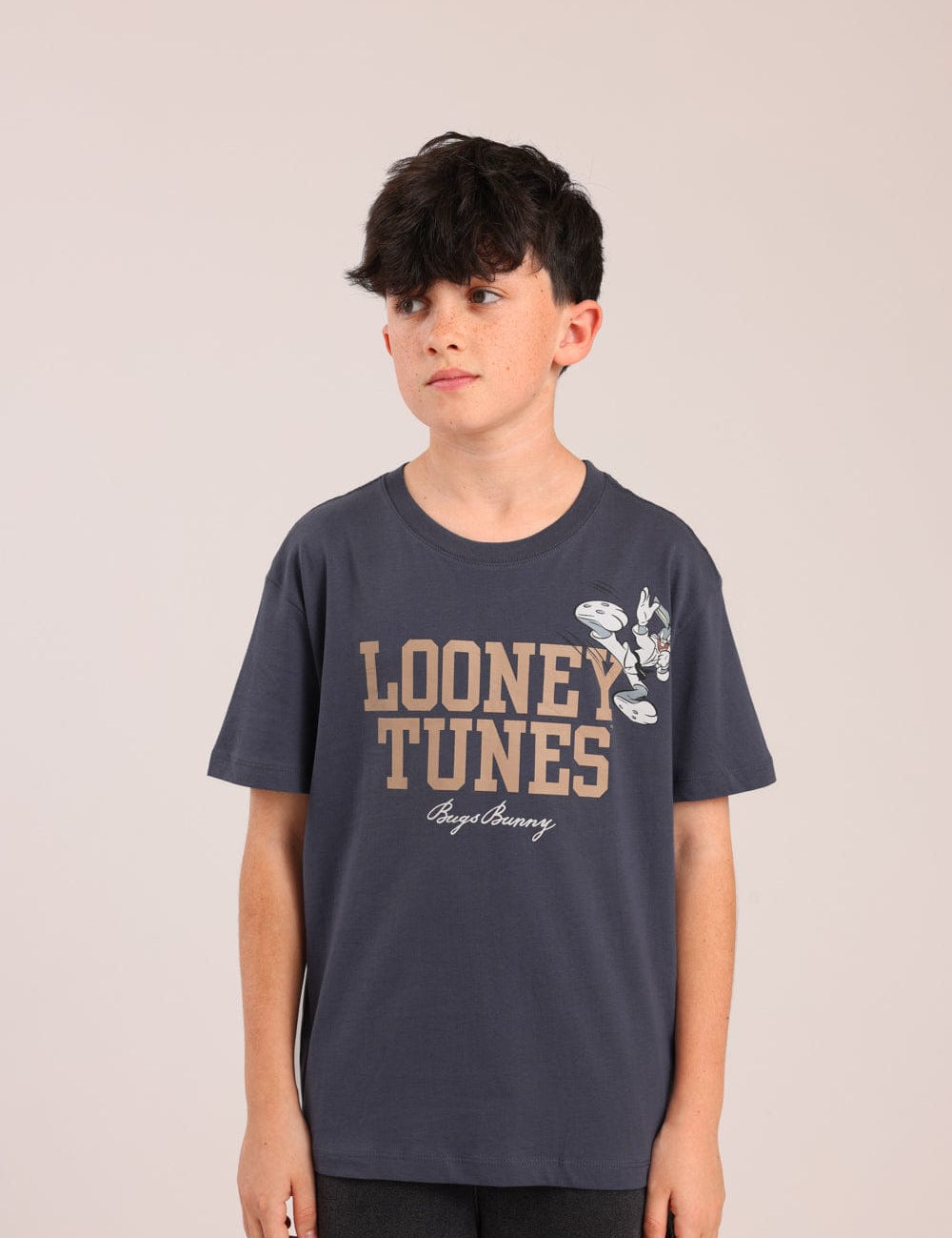 FOX בנים חולצה קצרה חולצה ממותגת לוני טונס חולצה ממותגת לוני טונס