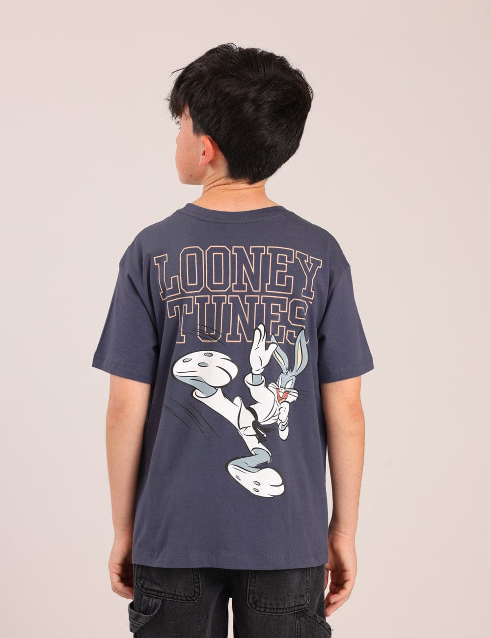 FOX בנים חולצה קצרה חולצה ממותגת לוני טונס חולצה ממותגת לוני טונס