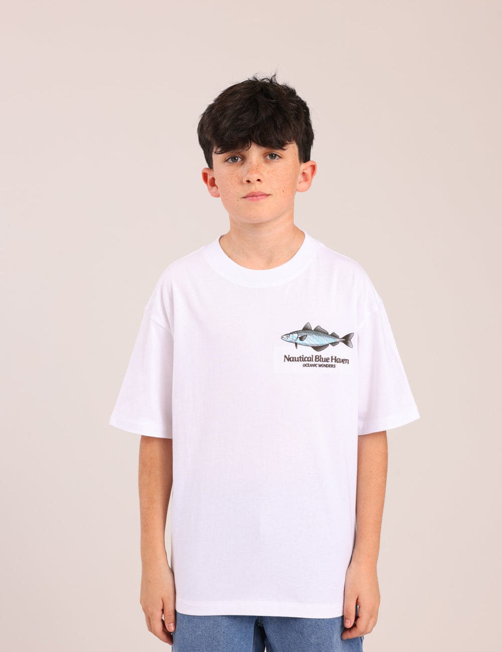 FOX בנים חולצה קצרה חולצה עם הדפס חולצה עם הדפס