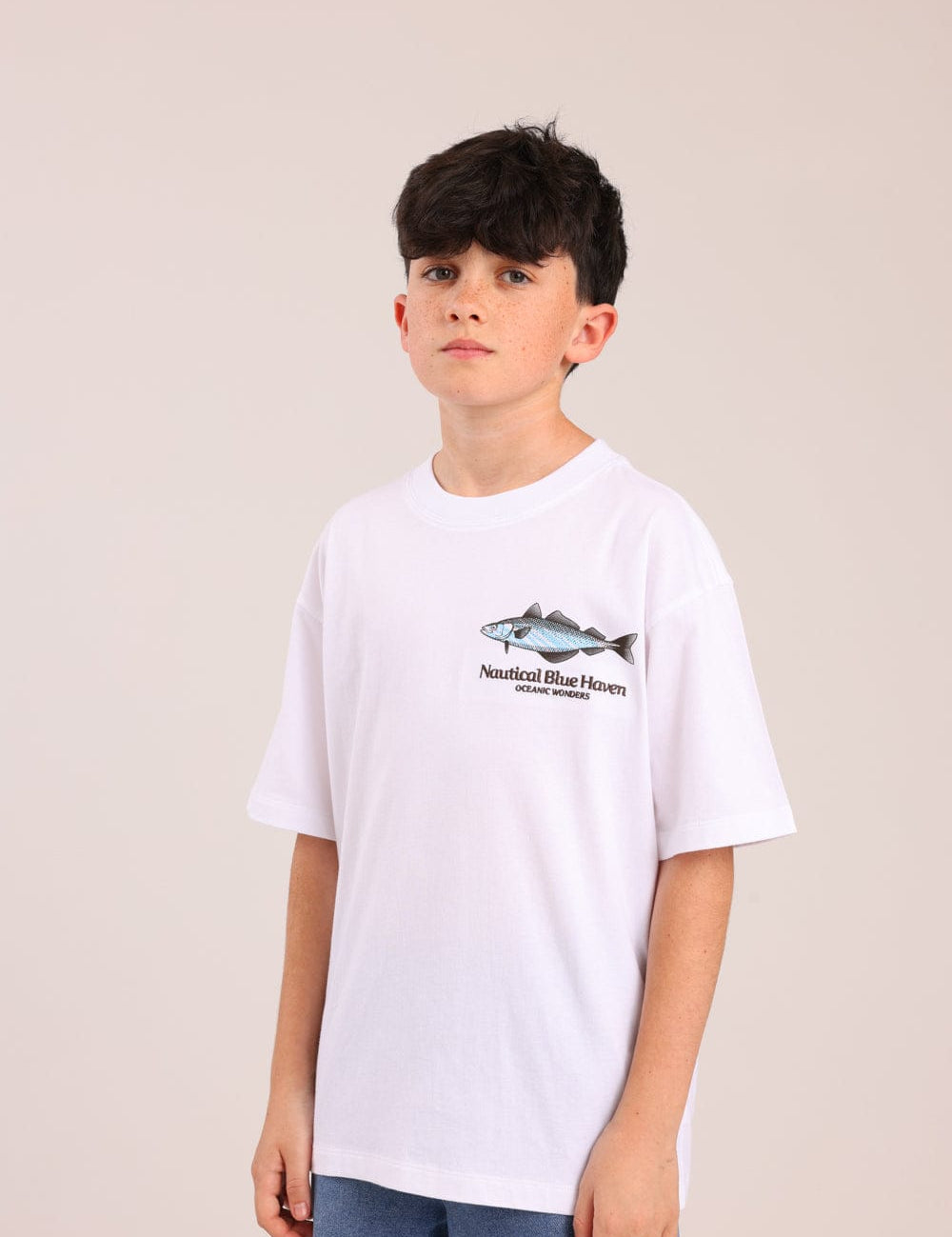 FOX בנים חולצה קצרה חולצה עם הדפס חולצה עם הדפס