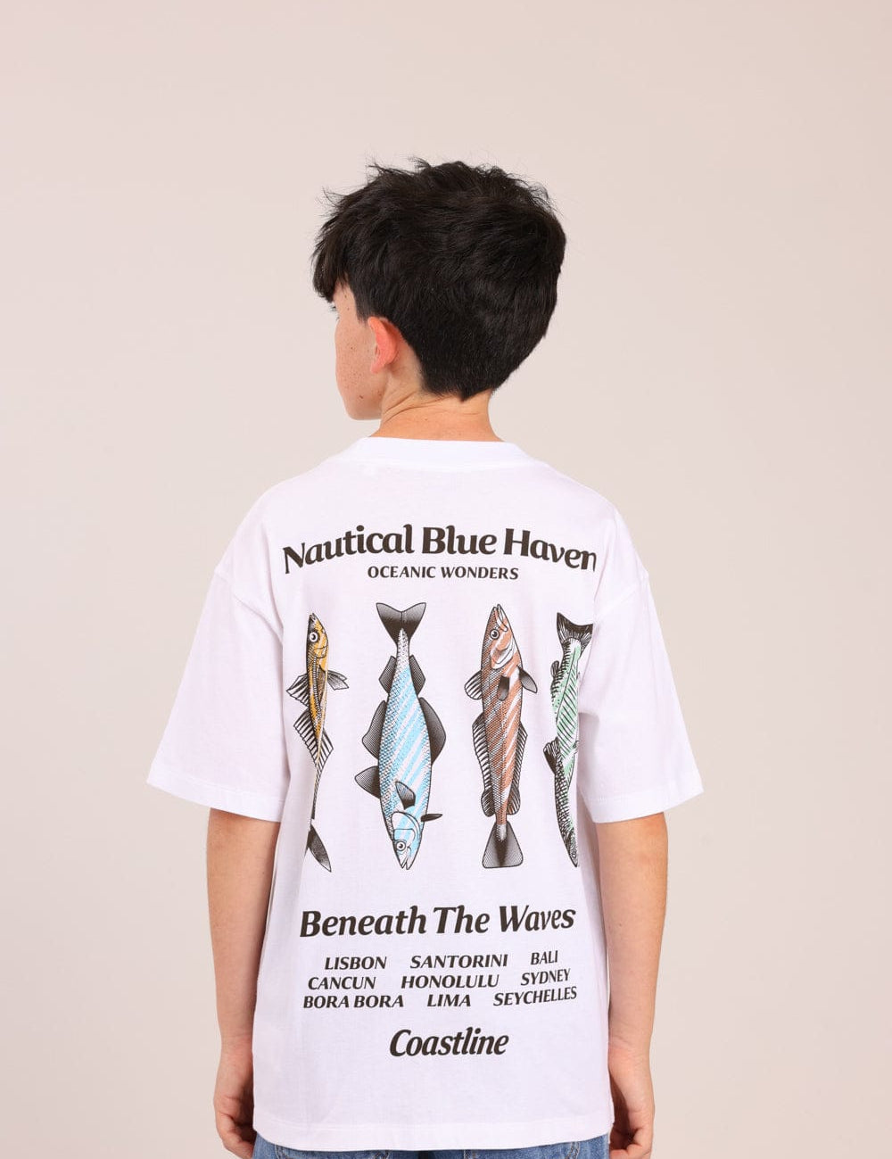 FOX בנים חולצה קצרה חולצה עם הדפס חולצה עם הדפס