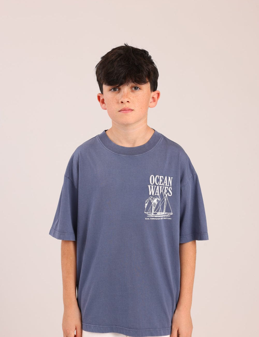 FOX בנים חולצה קצרה חולצה עם הדפס חולצה עם הדפס