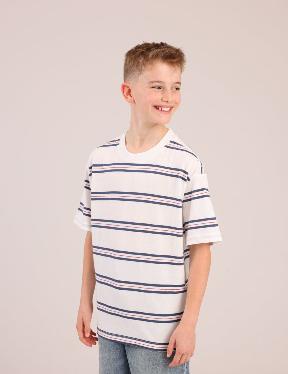 FOX בנים חולצה קצרה חולצה עם פסים חולצה עם פסים