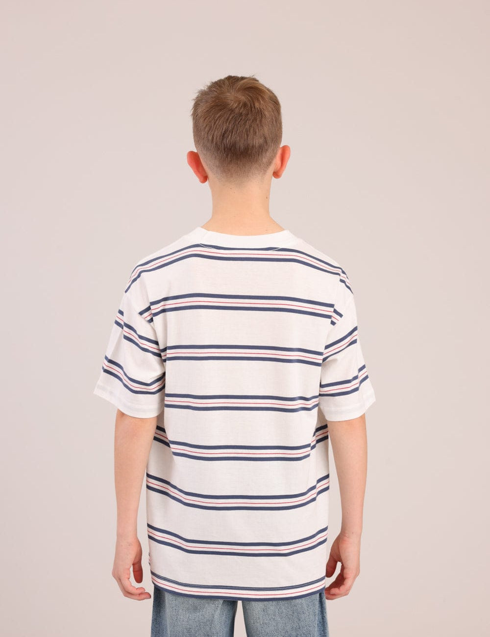 FOX בנים חולצה קצרה חולצה עם פסים חולצה עם פסים