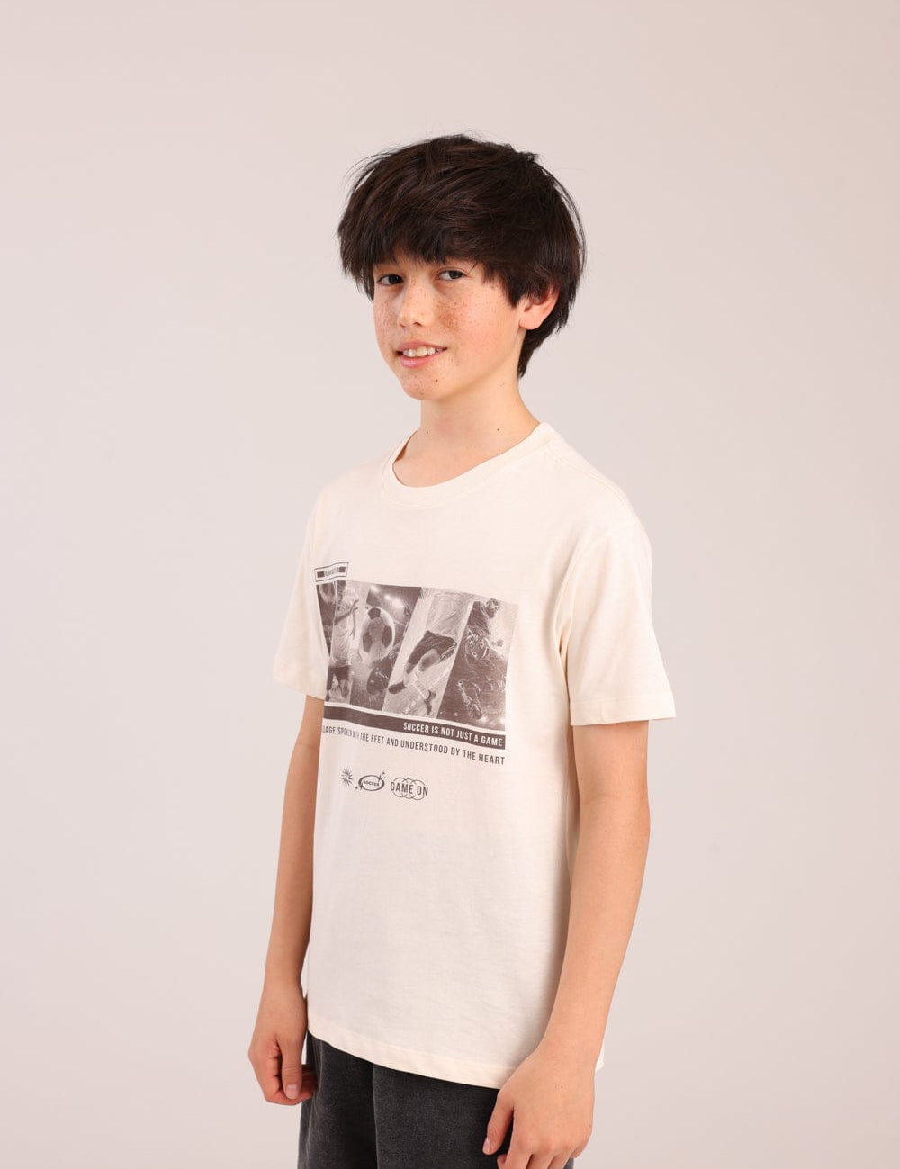 FOX בנים חולצה קצרה חולצה עם הדפס חולצה עם הדפס