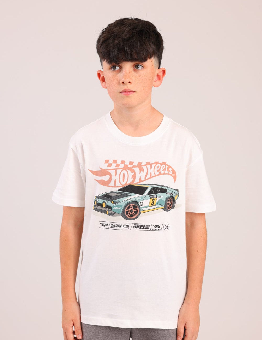 FOX בנים חולצה קצרה חולצה ממותגת הוט ווילס חולצה ממותגת הוט ווילס