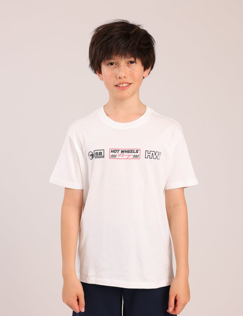 FOX בנים חולצה קצרה חולצה ממותגת הוט ווילס חולצה ממותגת הוט ווילס