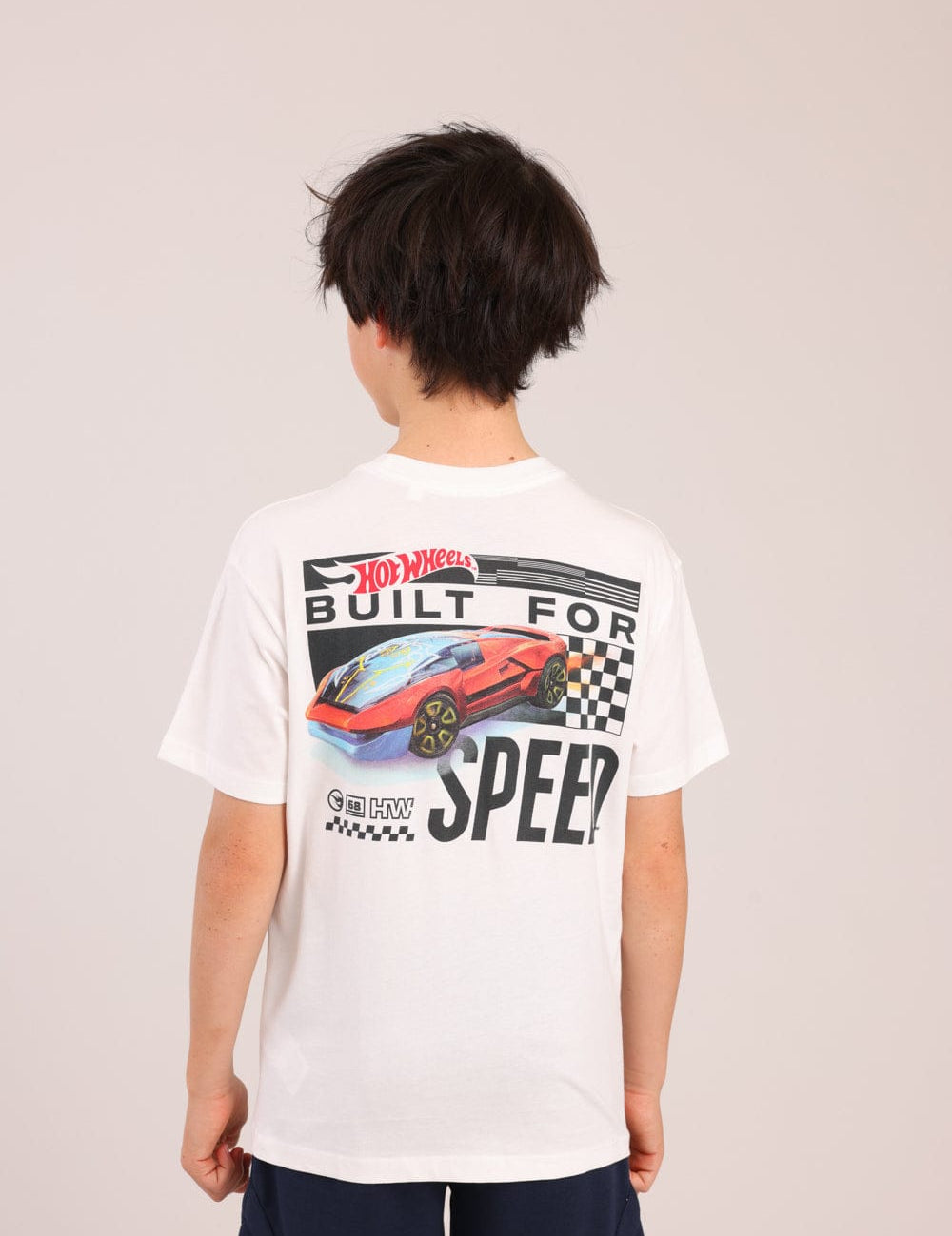 FOX בנים חולצה קצרה חולצה ממותגת הוט ווילס חולצה ממותגת הוט ווילס