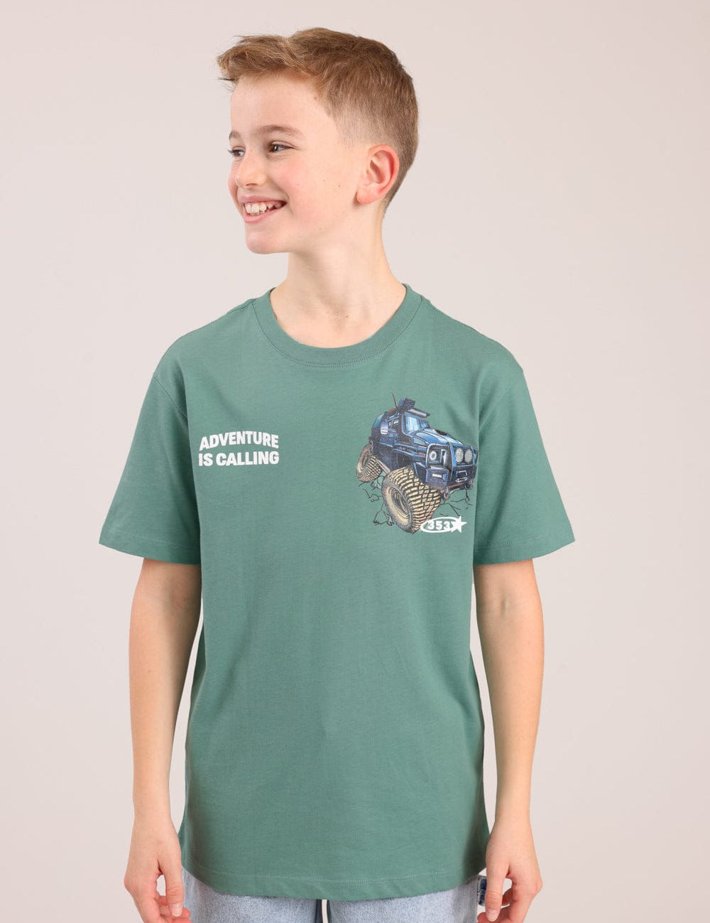 FOX בנים חולצה חולצה עם הדפס חולצה עם הדפס