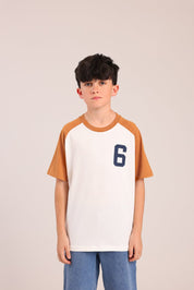 FOX בנים חולצה קצרה חולצה עם הדפס חולצה עם הדפס