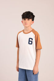 FOX בנים חולצה קצרה חולצה עם הדפס חולצה עם הדפס