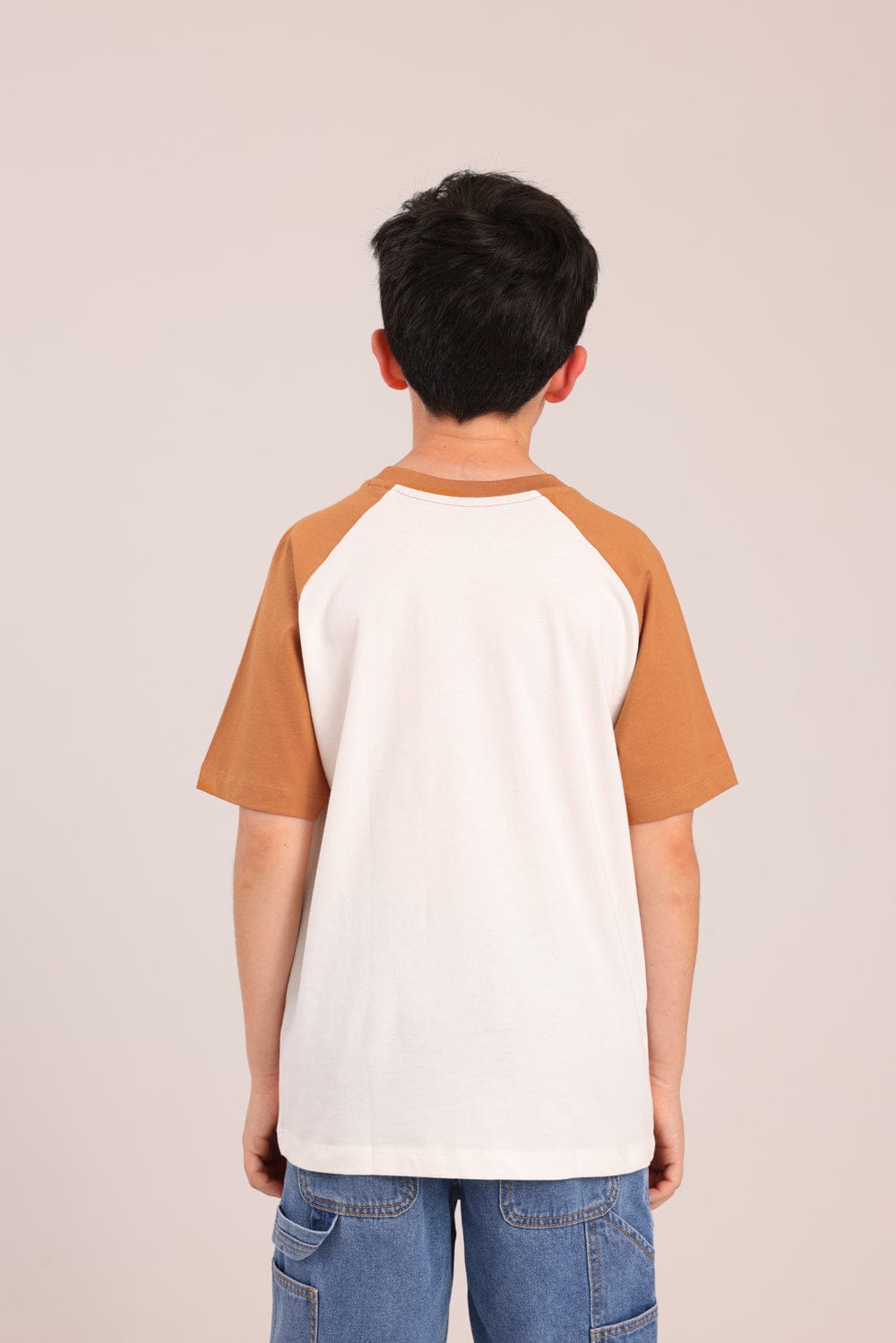 FOX בנים חולצה קצרה חולצה עם הדפס חולצה עם הדפס