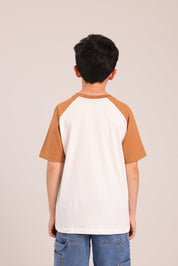 FOX בנים חולצה קצרה חולצה עם הדפס חולצה עם הדפס