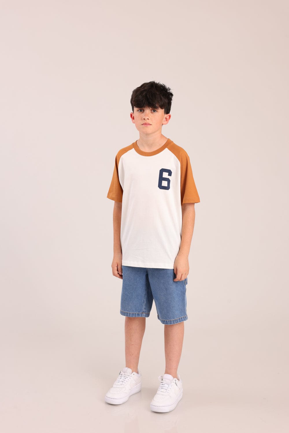 FOX בנים חולצה קצרה חולצה עם הדפס חולצה עם הדפס