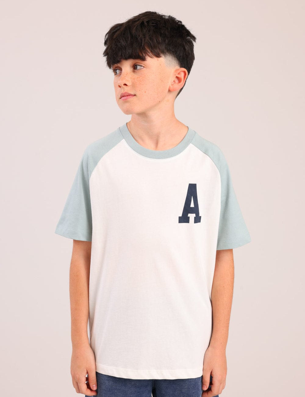 FOX בנים חולצה קצרה חולצה עם הדפס חולצה עם הדפס