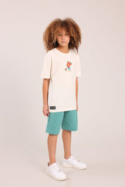 FOX בנים חולצה חולצה ממותגת פורטנייט חולצה ממותגת פורטנייט