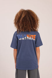 FOX בנים חולצה חולצה ממותגת פורטנייט חולצה ממותגת פורטנייט